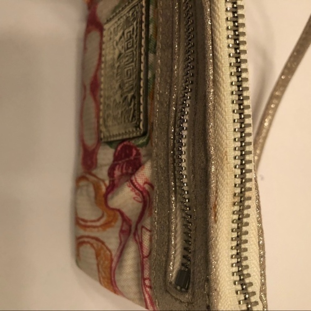 Coach poppy mini bag baguette multicolor Scribble - Picture 9 of 12